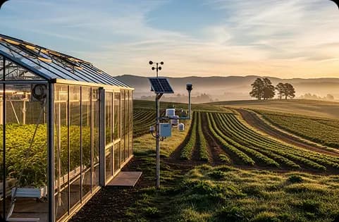Smart Greenhouse Management Software Interface