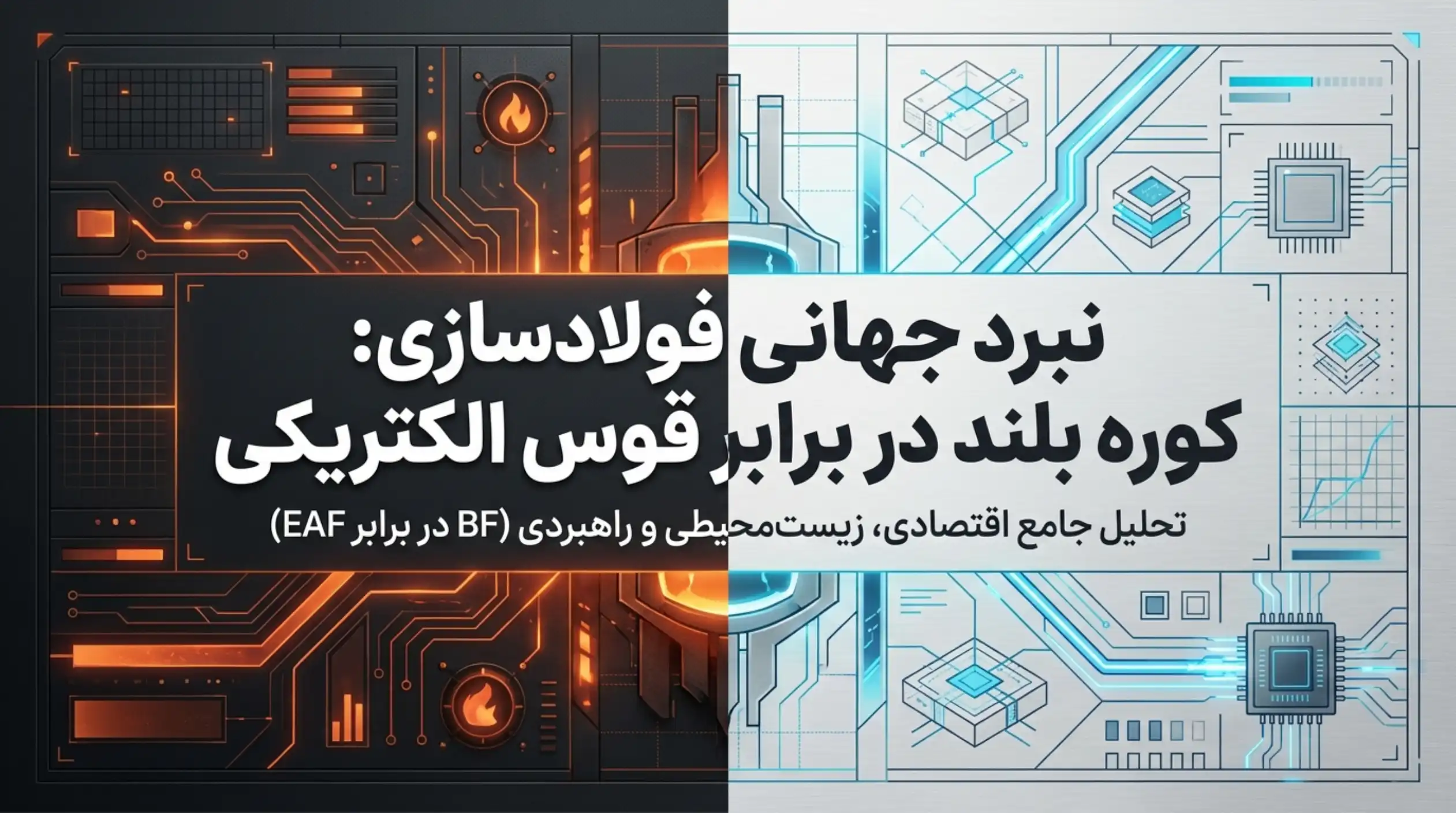 مقایسه فرآیند کوره بلند (BF) و کوره قوس الکتریکی (EAF): بررسی جامع روش‌های تولید فولاد