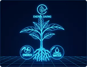 Reduced Energy and Water Consumption